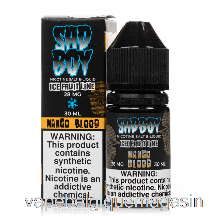 Vape Jetable Glace Mangue Sang - Sels De Sadboy - 30ml 28mg